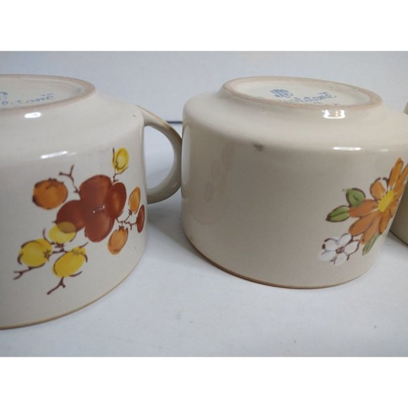 StoneCrest Autumn Glory Soup Mug Cup Vintage, Korea Casualstone, JMP - Picture 9 of 10